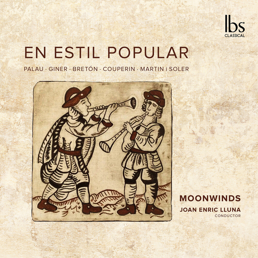 the album cover for Breton / Couperin / Giner - En Estil Popular