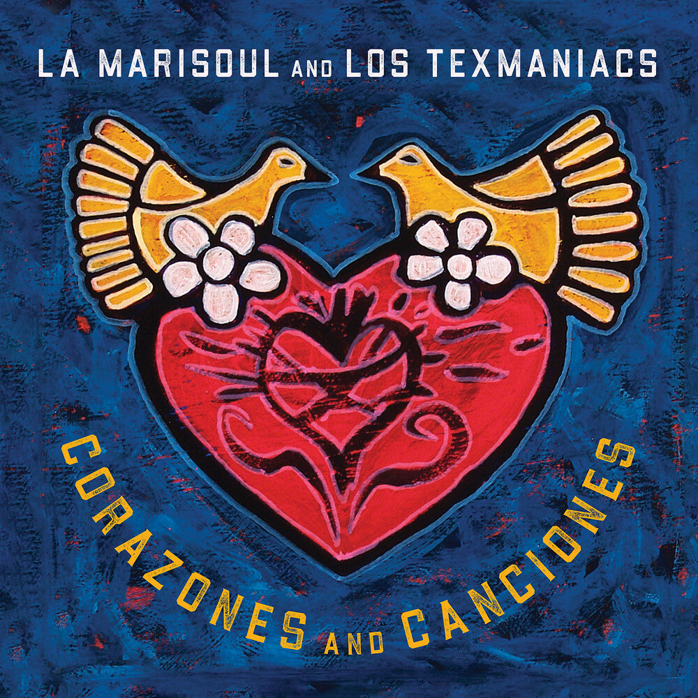 the album cover for La Marisoul & Los Texmaniacs - Corazones And Canciones