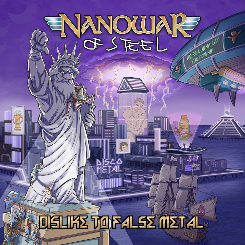 the album cover for Nanowar Of Steel - Dislike To False Metal