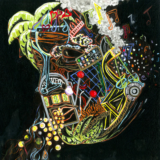 the album cover for Dick Stusso - S.P. [Limited Edition Clear LP]