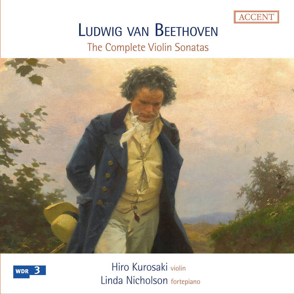 the album cover for Beethoven / Kurosak / Nicholson - Complete Violin Sonatas