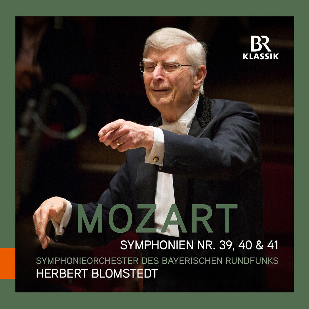 the album cover for Mozart / Symphonieorchester Des Bayerischen Rundf - Symphonies Nos. 39, 40 & 41