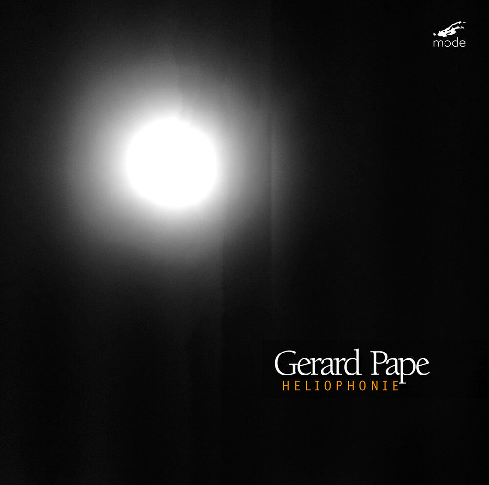 the album cover for Gerard Pape - Heliophonie