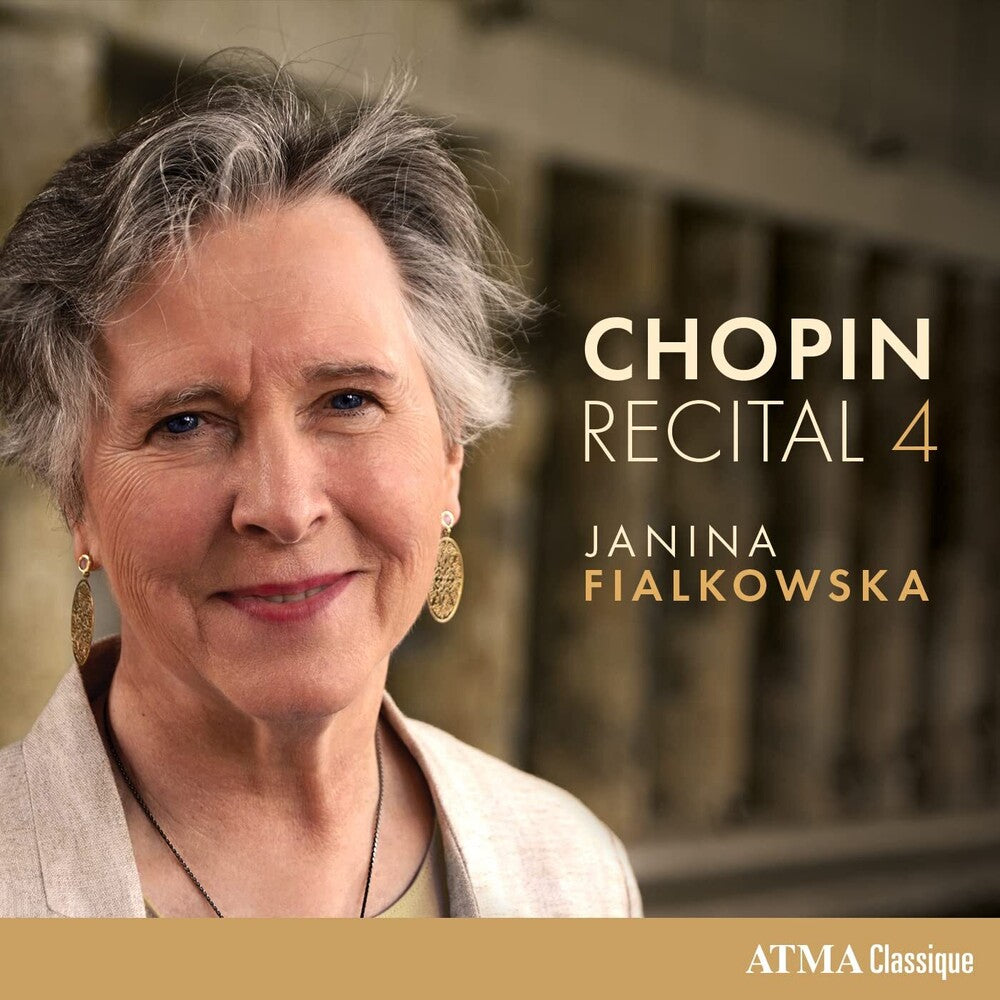 the album cover for Janina Fialkowska - Chopin Recital 4