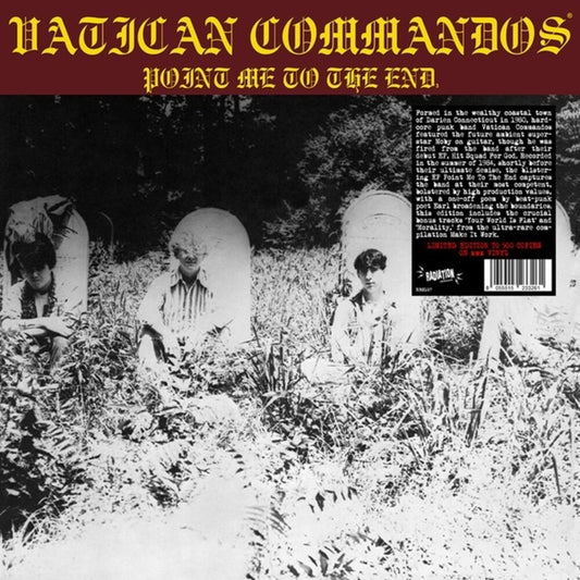 the album cover for Vatican Commandos - Point Me To The End (Bonus Tracks) [Colored Vinyl] (Ylw)