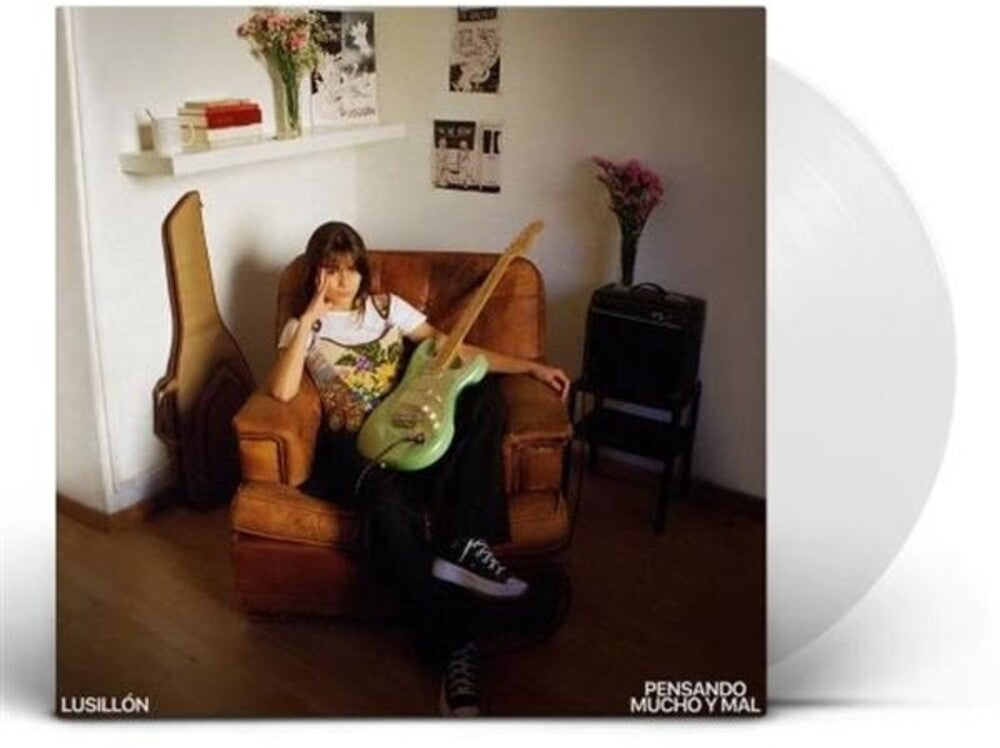 the album cover for Lusillon - Pensando Mucho Y Mal [Clear Vinyl] (Spla) (Spa)