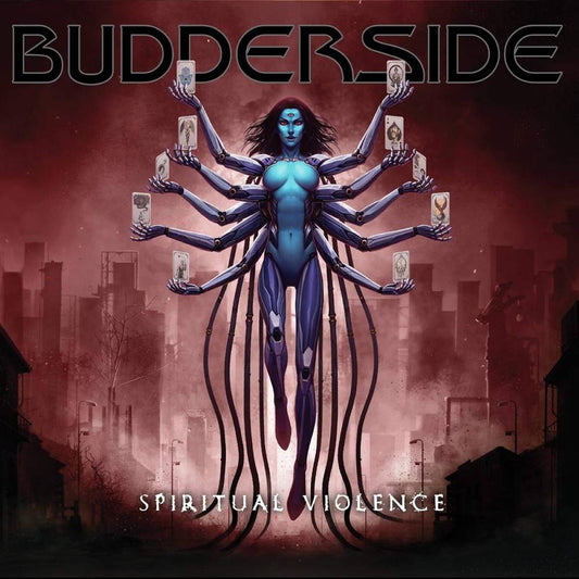 the album cover for Budderside - Spiritual Violence