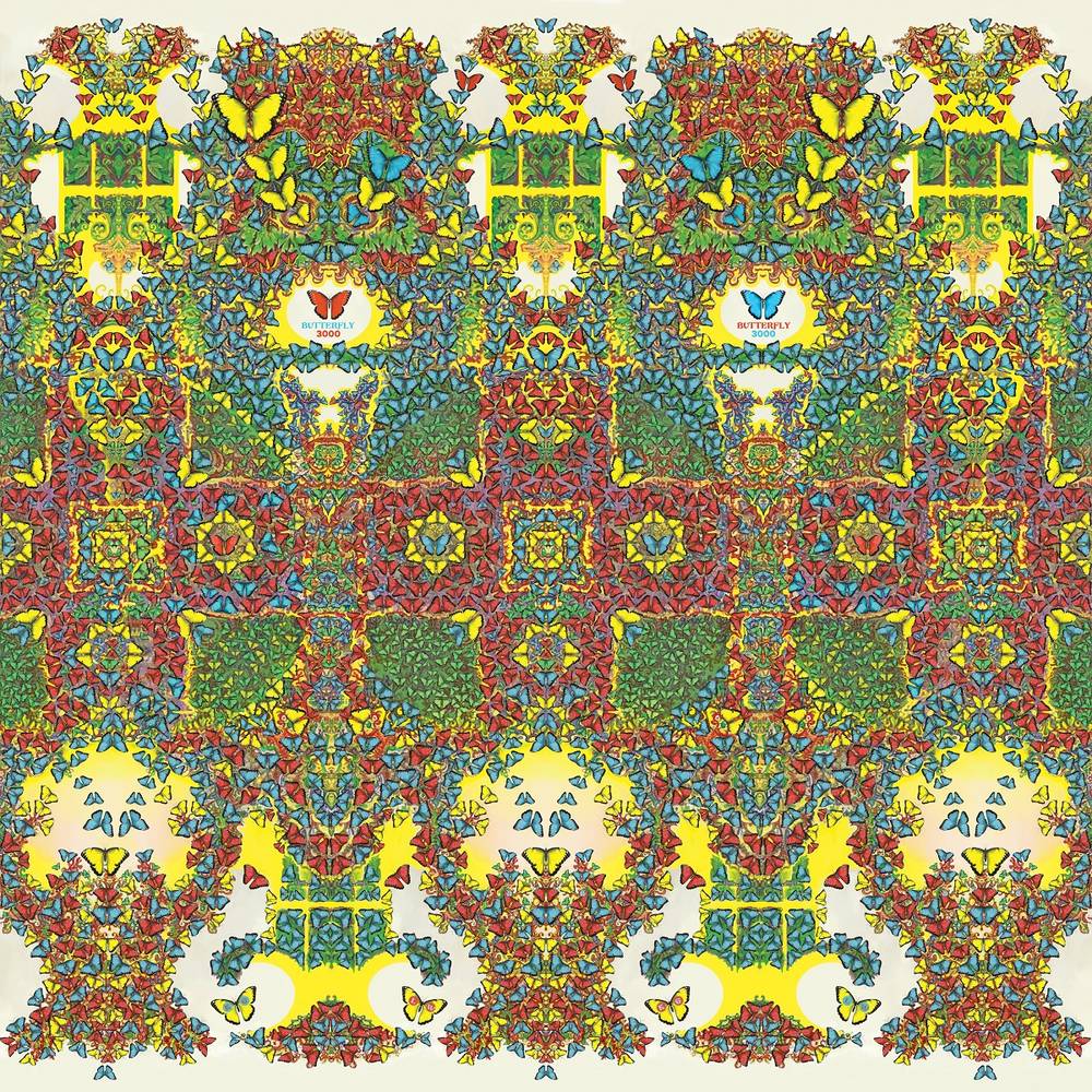 the album cover for King Gizzard & The Lizard Wizard - Butterfly 3000 [Indie Exclusive Limited Edition Indonesian LP]