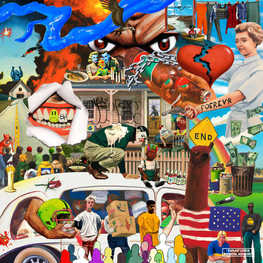 the album cover for BROCKHAMPTON - The Family