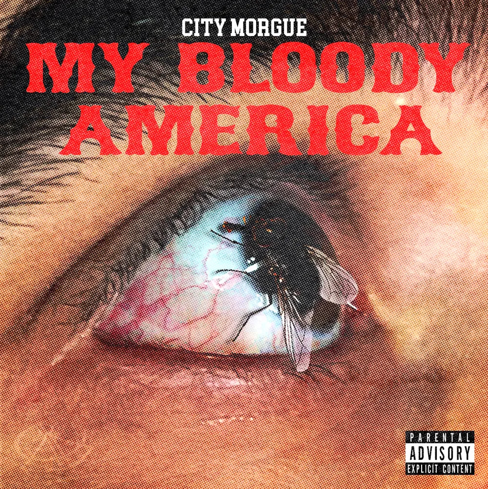 the album cover for City Morgue - My Bloody America