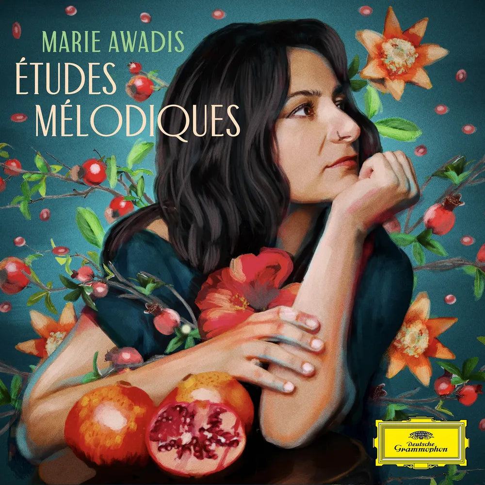 the album cover for Marie Awadis - Etudes Melodiques