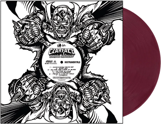 the album cover for Czarface - Czartificial Intelligence(Instrumentals) [RSD Essentials 1LPxCzarvard Crimson]