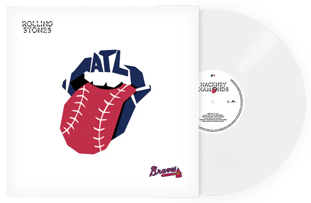 the album cover for The Rolling Stones - Hackney Diamonds [Atlanta Braves LP]