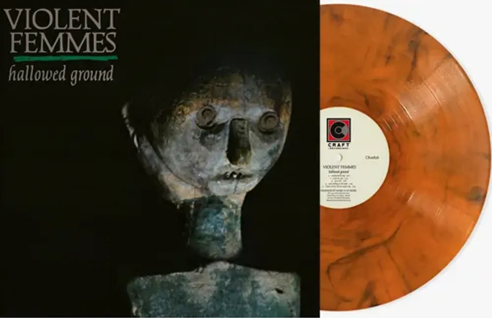 the album cover for Violent Femmes - Hallowed Ground [Indie Exclusive Orange Smoke vinyl ]