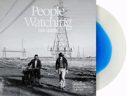 the album cover for Sam Fender - People Watching [Indie Exclusive Blue Yolk LP Alternate Cover]