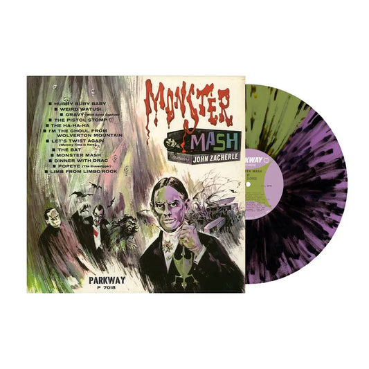 Pre-Order: John Zacherle - Monster Mash -  [Indie Exclusive Purple/Green Split w/Black Splatter LP]