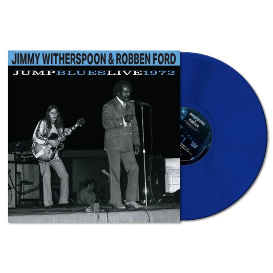 Pre-Order: Jimmy Witherspoon &amp; Robben Ford - Jump Blues Live 1972 -  [Indie Exclusive Cobalt Blue LP]
