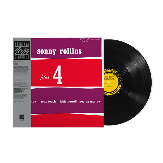 the album cover for Sonny Rollins - Plus 4 (Original Jazz Classics Series) -  [180g LP]