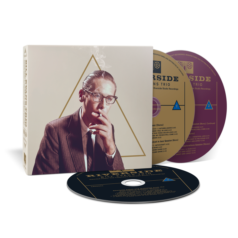 the album cover for Bill Evans Trio - Haunted Heart: The Legendary Riverside Studio Recordings - (Remastered 2025) [3CD]