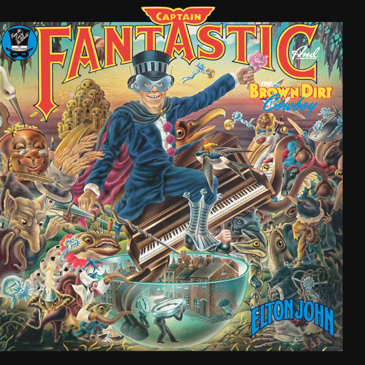 Pre-Order: Elton John - Captain Fantastic and the Brown Dirt Cowboy - (50th Anniversary Edition) [180g Tri-Color Sp. Effect2 LP]