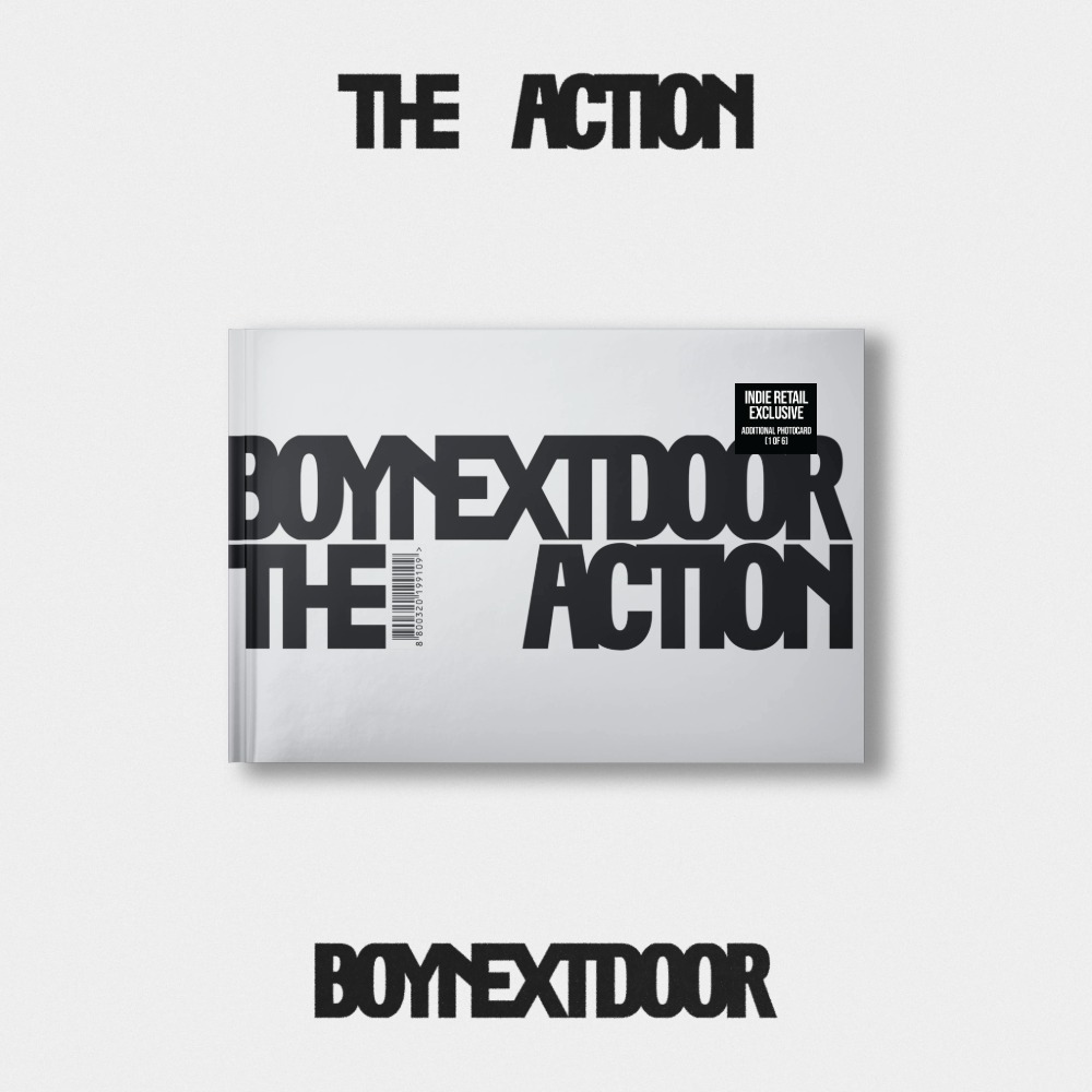 the album cover for BOYNEXTDOOR - BOYNEXTDOOR 5th EP (The Action) [Loading ver.] [Indie Retail Exclusive]