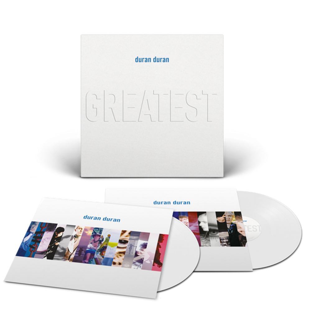 the album cover for Duran Duran - Greatest [White Colored Vinyl]