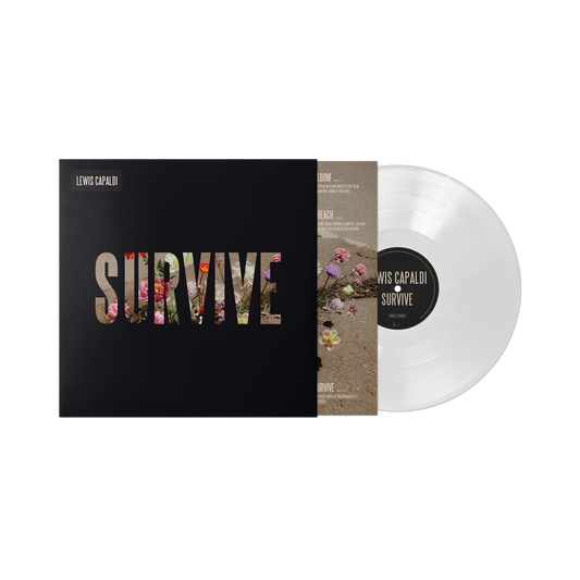 the album cover for Lewis Capaldi - Survive [Clear 12" EP]