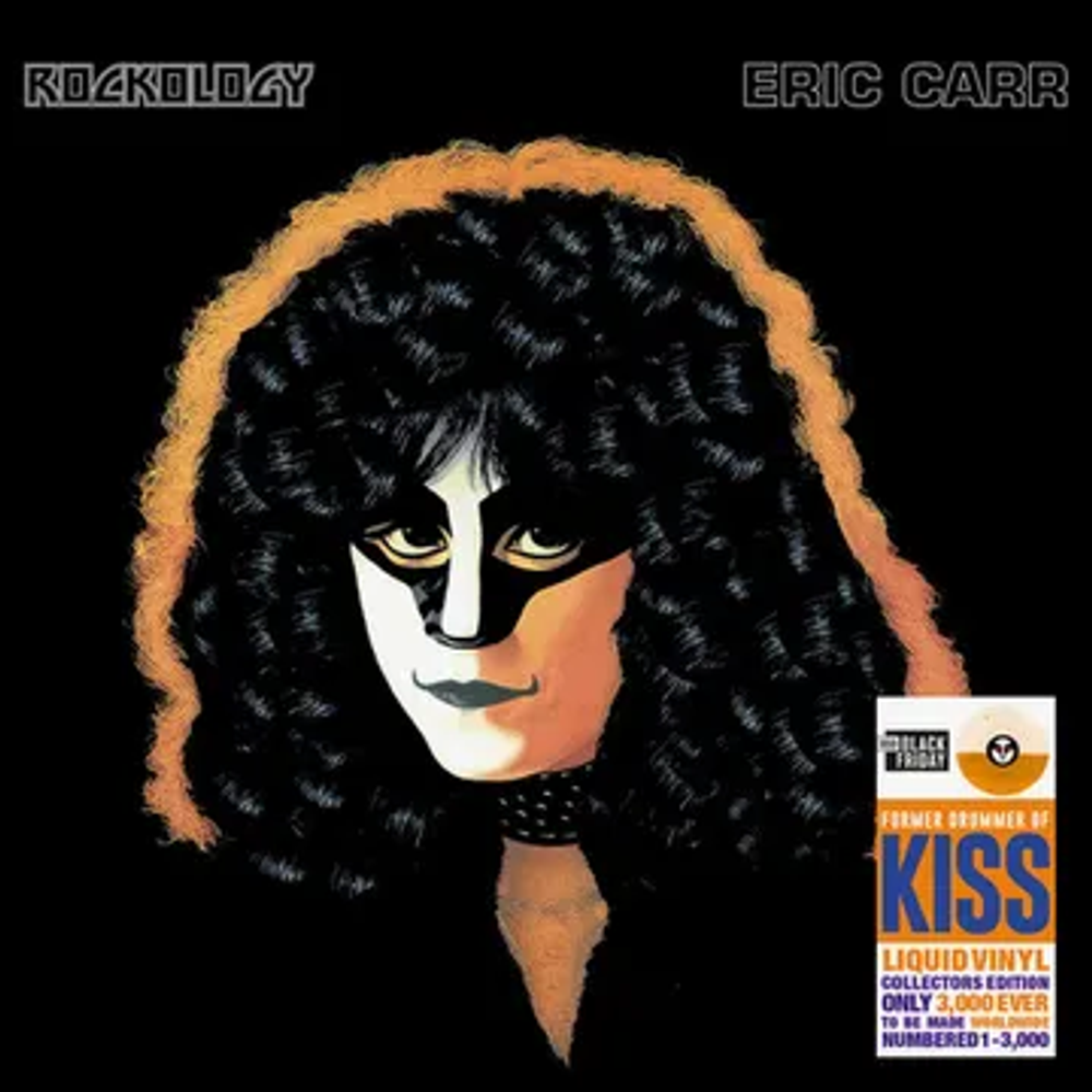 the album cover for Eric Carr from KISS - Rockology: The Liquid Vinyl Numbered Edition [RSD Black Friday 2025]