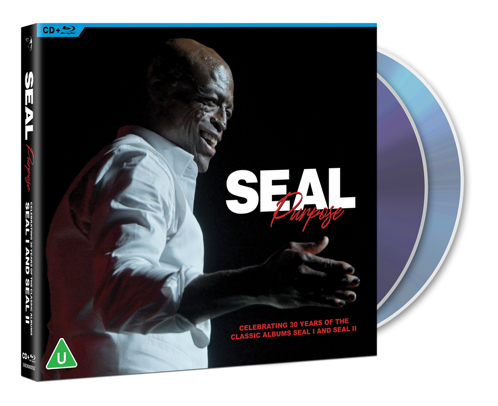the album cover for Seal - PURPOSE: Celebrating 30 Years of the Classic Albums Seal I and Seal II [Blu-ray/CD]