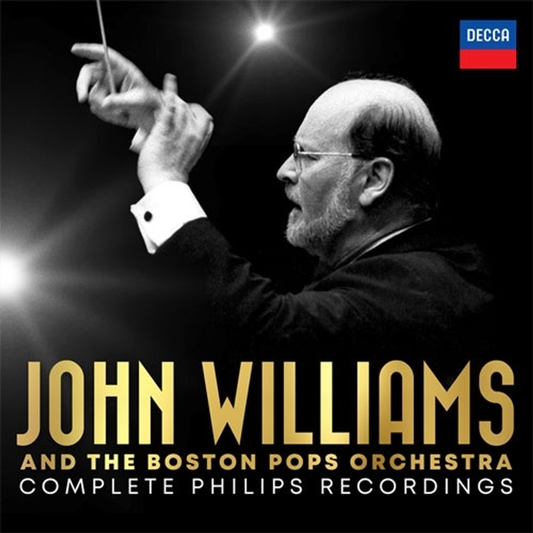 the album cover for John Williams  / Boston Pops Orchestra - Complete Philips Recordings [21 CD Box Set]