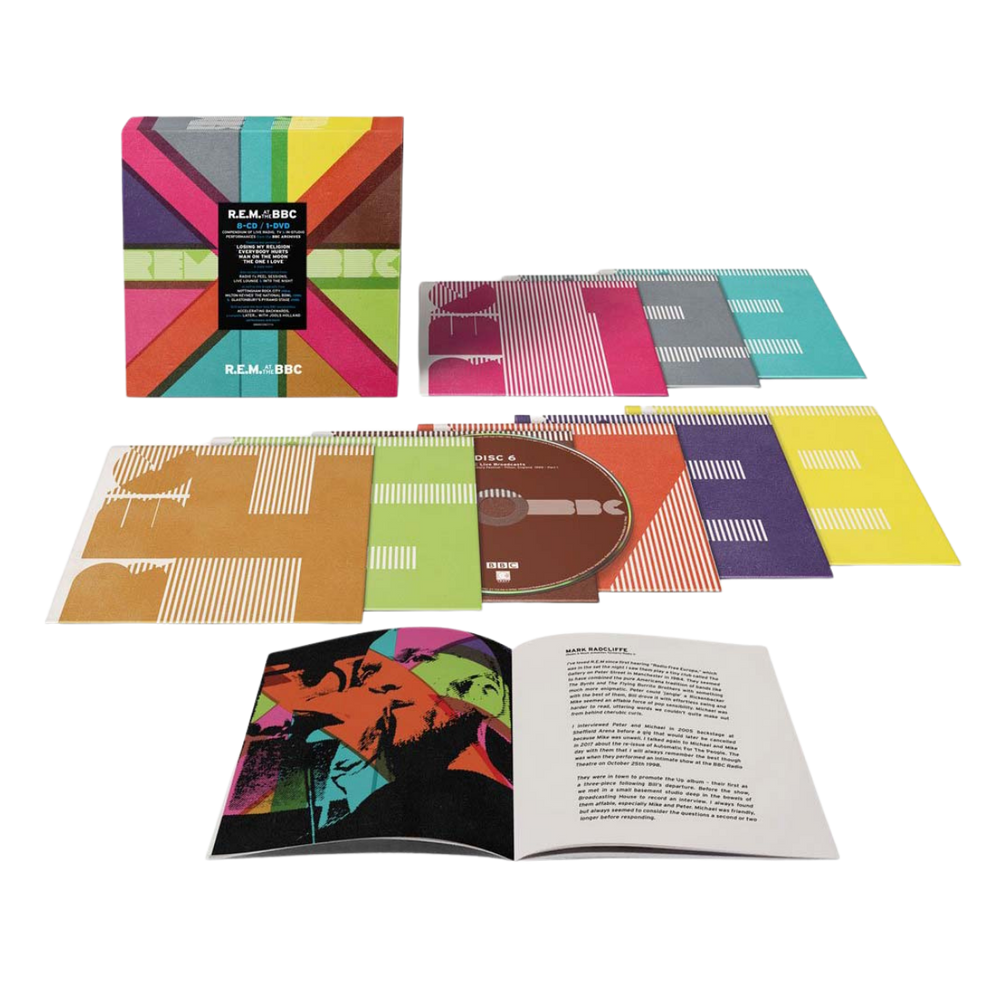 the album cover for R.E.M. - R.E.M. At The BBC [8 CDs + 1 DVD]