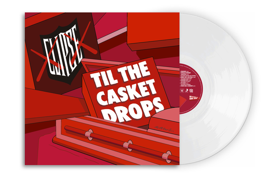 the album cover for Clipse - Til The Casket Drops [White]