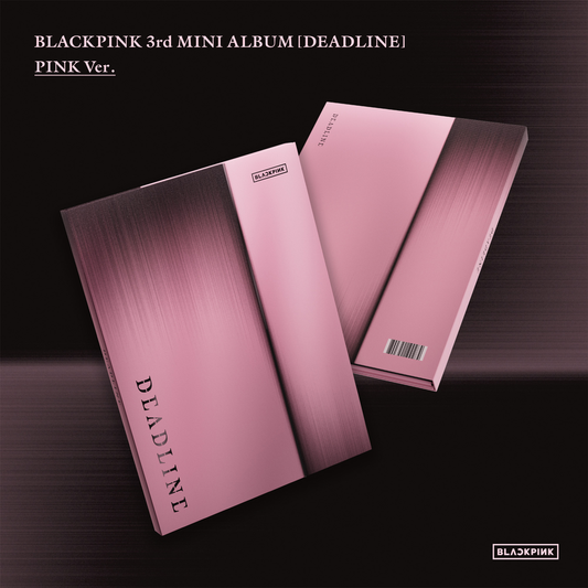 the album cover for BLACKPINK - BLACKPINK 3RD MINI ALBUM - DEADLINE [PINK VER.]