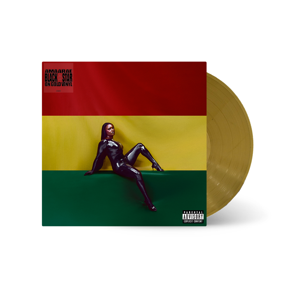 the album cover for Amaarae - BLACK STAR [Gold]