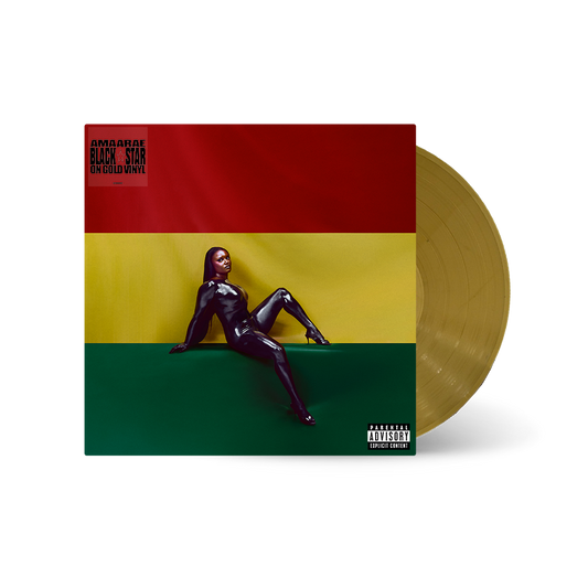 the album cover for Amaarae - BLACK STAR [Gold]