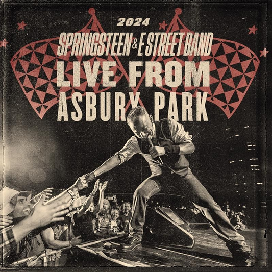 the album cover for Bruce Springsteen - Live from Asbury Park 2024 [RSD 2026]