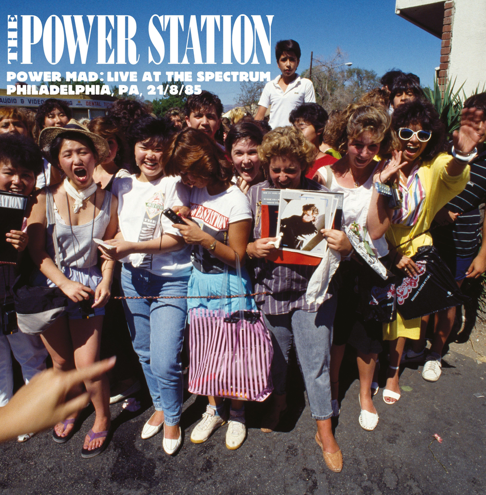 the album cover for The Power Station - Power Mad: Live At The Spectrum, Philadelphia, PA, 21/8/85 [RSD 2026]