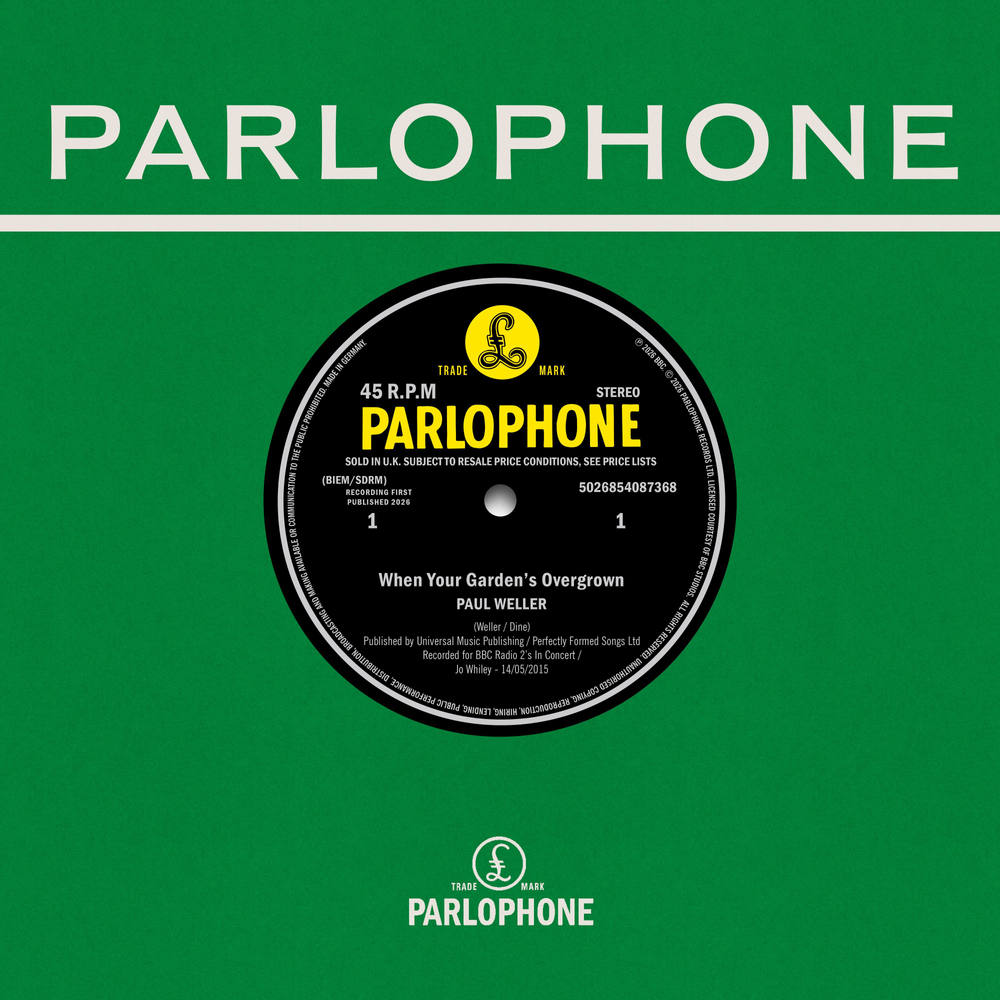 the album cover for Paul Weller - When Your Garden’s Overgrown / Boy About Town [7" Single] [RSD 2026]