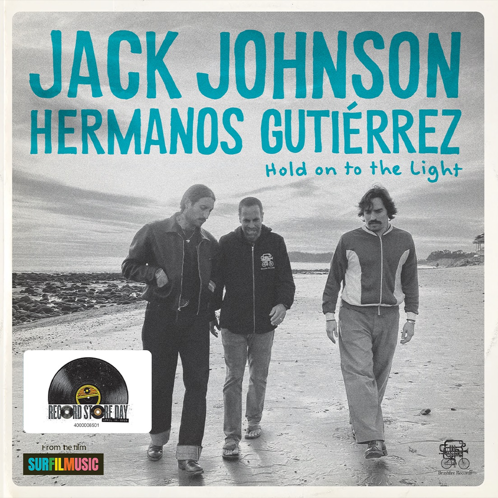 the album cover for Jack Johnson & Hermanos Gutiérrez - Hold On To The Light [7" Single] [RSD 2026]