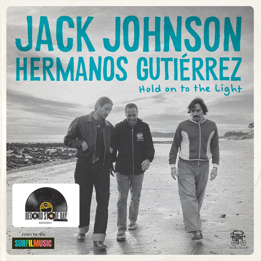 the album cover for Jack Johnson & Hermanos Gutiérrez - Hold On To The Light [7" Single] [RSD 2026]