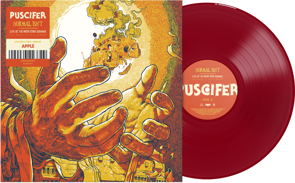 the album cover for Puscifer - Normal Isn't (Live) [RSD 2026]
