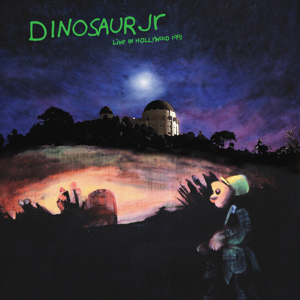 the album cover for Dinosaur Jr - Live in Hollywood 1991 - The Green Mind Tour [RSD 2026]