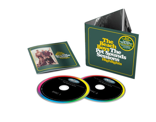 the album cover for The Beach Boys - The Pet Sounds Sessions Highlights - 60th Anniversary
