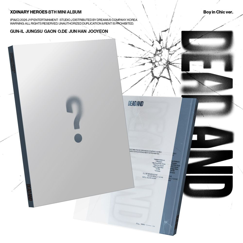 the album cover for Xdinary Heroes - DEAD AND [Boy in Chic ver.]