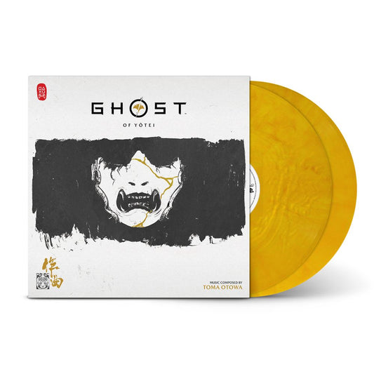 the album cover for Toma Otowa - Ghost of Yotei (Original Soundtrack) [Gold Shimmer Vinyl]