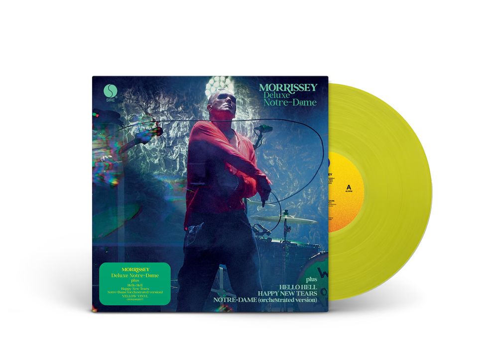 the album cover for Morrissey - Deluxe Notre-Dame EP [Yellow]