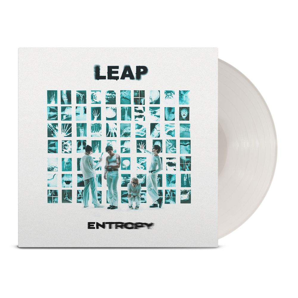 the album cover for Leap - Entropy [White]
