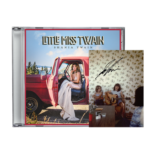 the album cover for Shania Twain - Little Miss Twain [Indie Exclusive Signed Insert]
