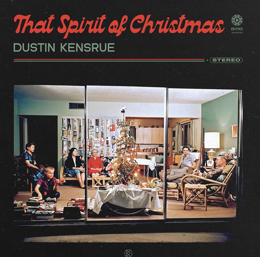 the album cover for Dustin Kensrue - That Spirit of Christmas