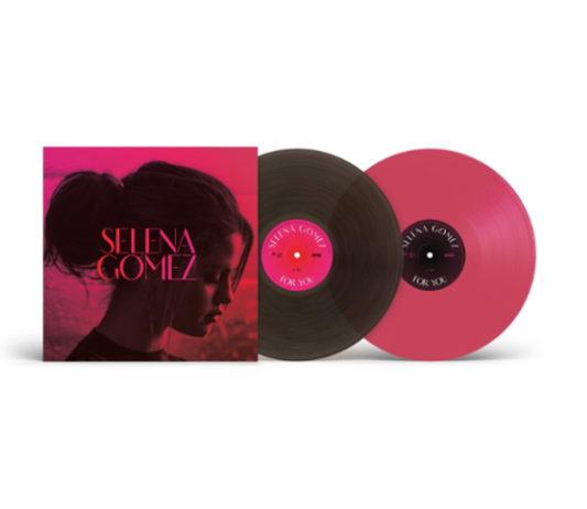 the album cover for Selena Gomez - For You [Pink / Black Ice]